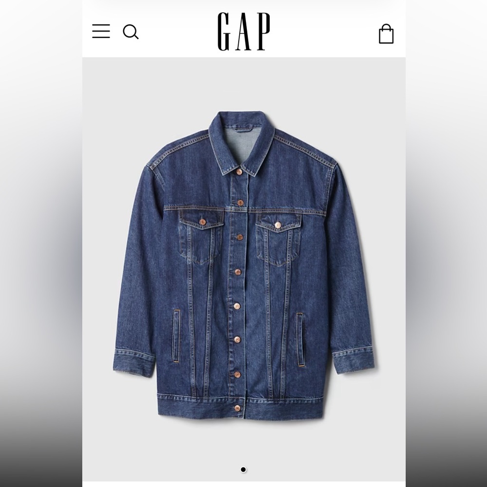 Gap Oversized Denim Jacket M